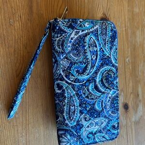 Blue Paisley Wallet